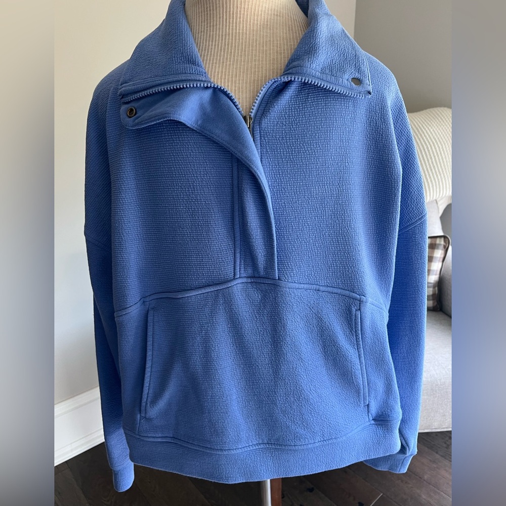 Danskin Purple Quarter-Zip Sweatshirt